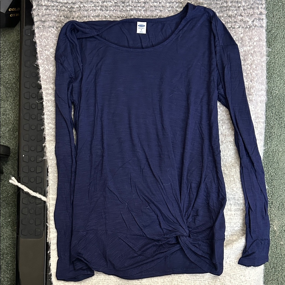 Old Navy Navy Blue Long Sleeve Top